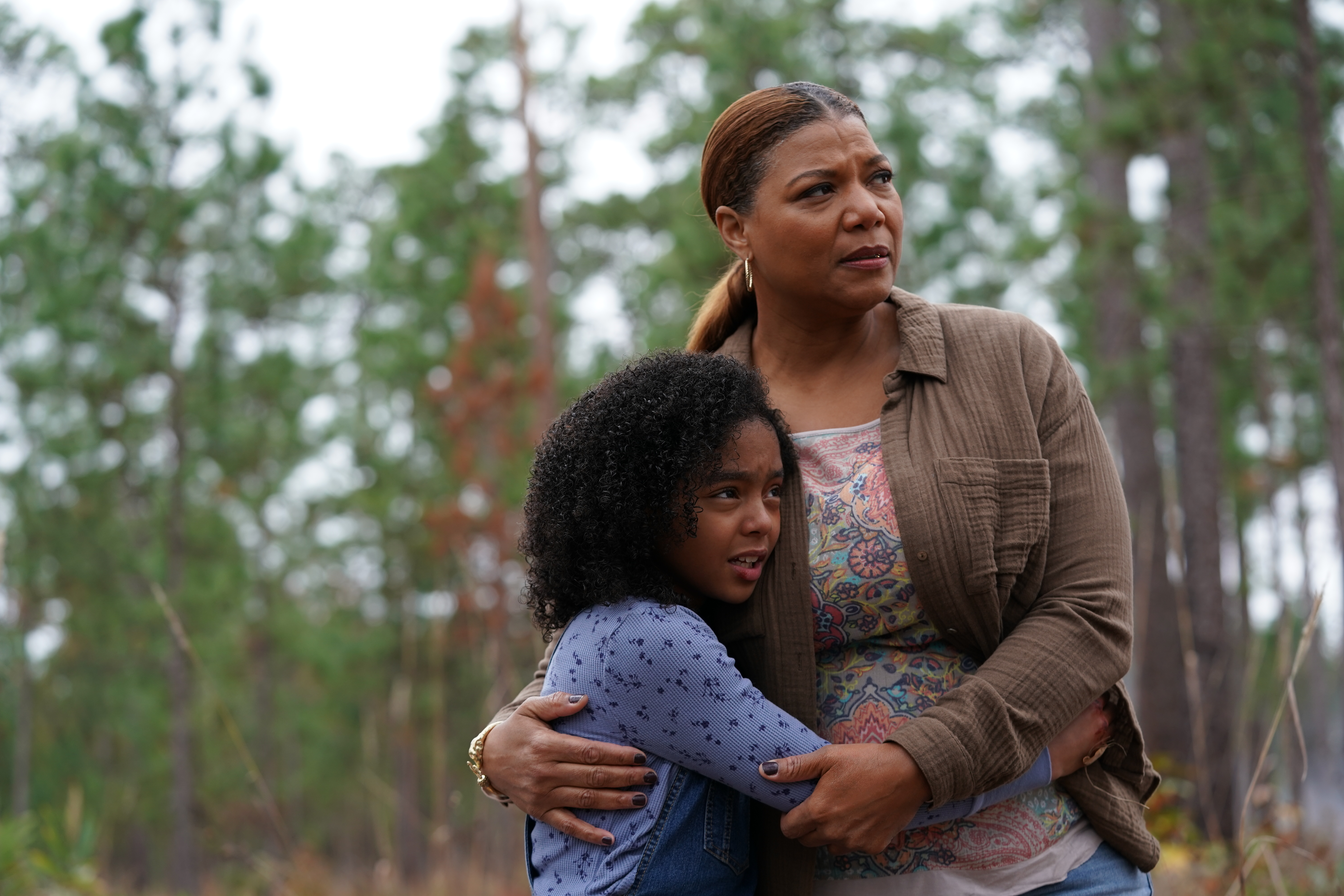 Madelan Mills and Queen Latifah in The Tiger Rising 